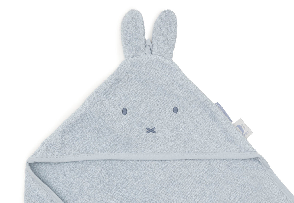 Jollein Badcape badstof 75x75cm Miffy | Cloud Blue