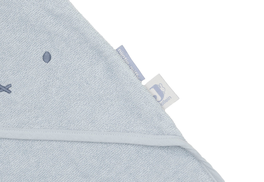 Jollein Badcape badstof 75x75cm Miffy | Cloud Blue