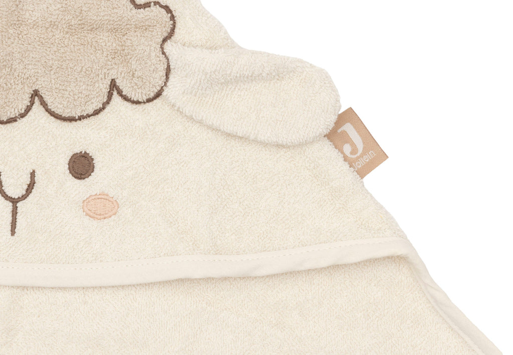 Jollein Badcape Badstof 75x75cm Sheep | Sonny