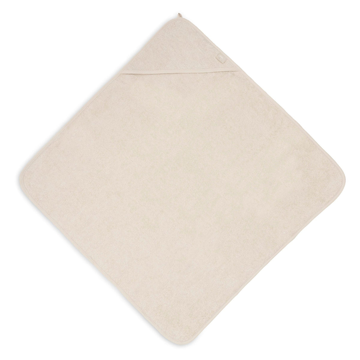 Jollein badcape badstof 100x100 cm in Sand met capuchon