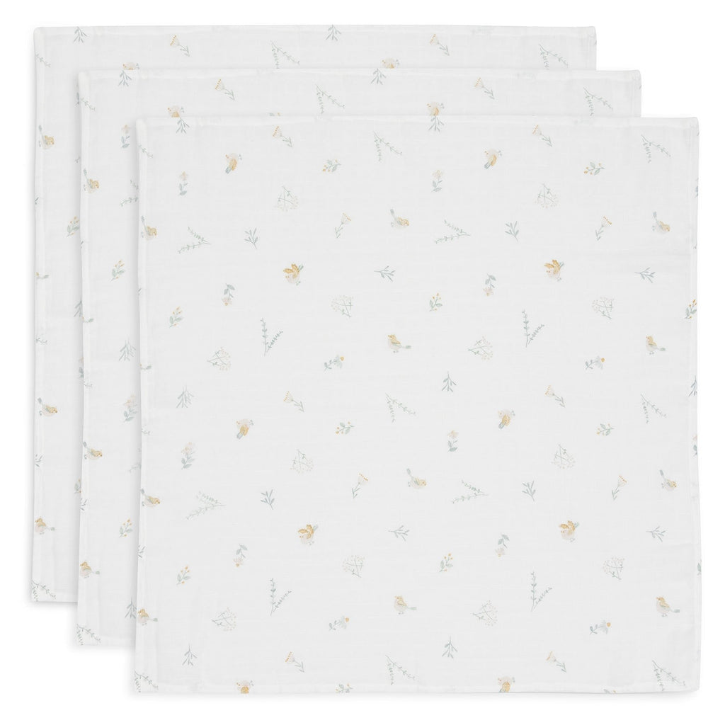 Jollein Hydrofiele Doek 70x70cm Lovely Birds (3pack)