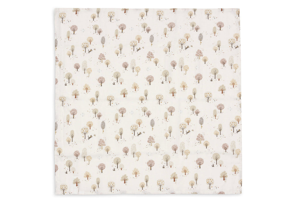 Jollein Hydrofiele Doek Small 70x70cm | Tiny Park | 3st