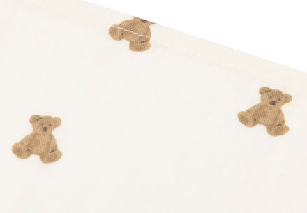 Jollein Hydrofiele Doek Small 70x70cm | Mini Teddy Bear (3pack)