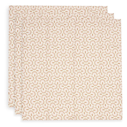 Jollein Hydrofiele Doek Small 70x70cm | Soft Plumes (3pack)