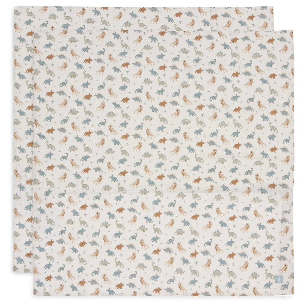 Jollein Hydrofiele Doeken 115x115cm Roarsome (2pack)