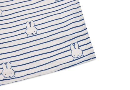 ZZZ Jollein Hydrofiele Doek Large 115x115cm | Miffy Stripe Navy (2Pack)