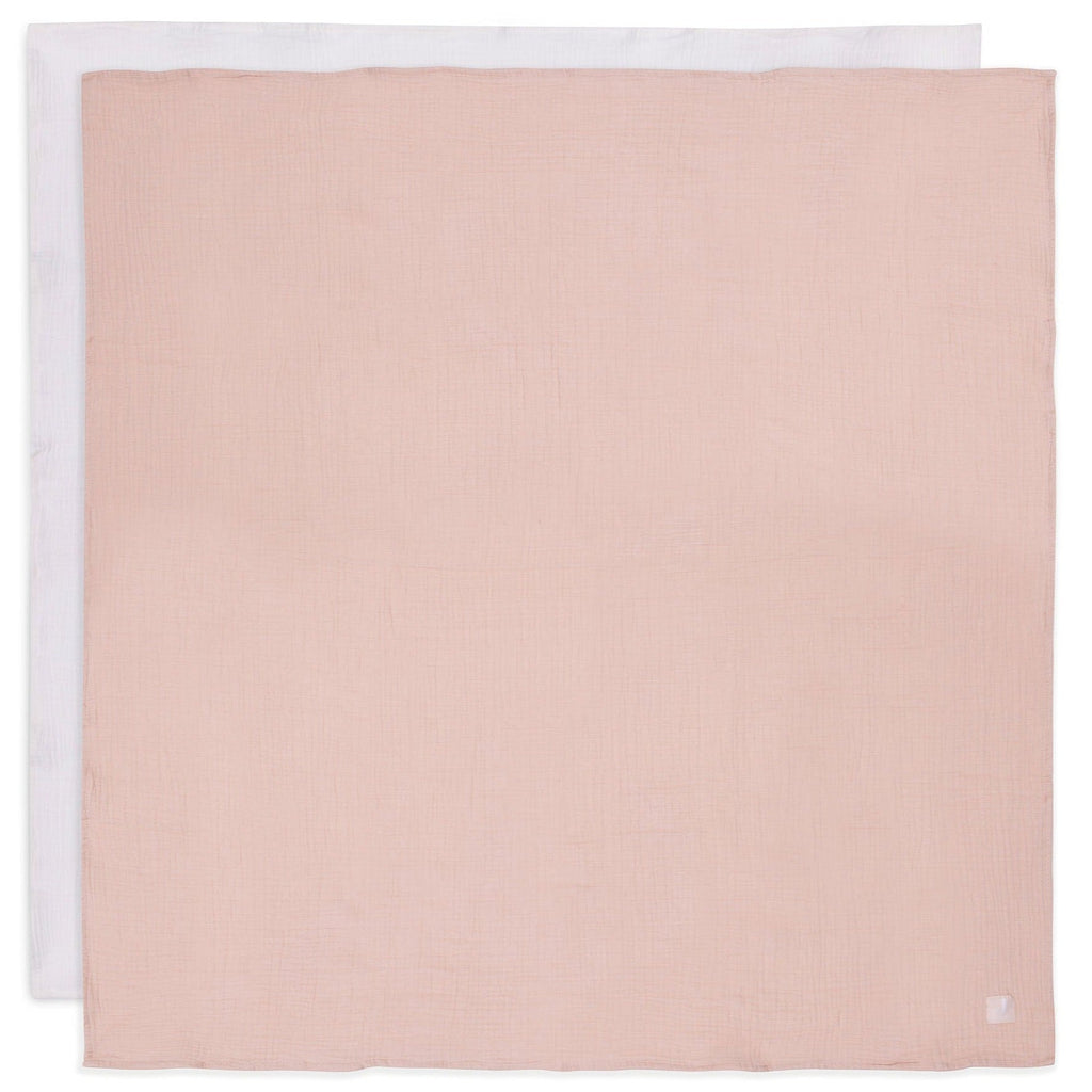 Jollein Hydrofiele Doek Large 115x115cm | Wild Rose/Ivory (2Pack)