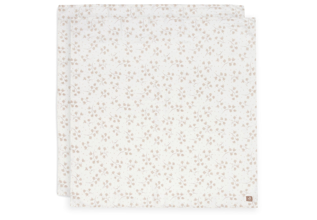 Jollein Hydrofiele Doek Large 115x115cm | Leafy Dreams | 2st