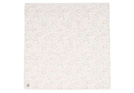 Jollein Hydrofiele Doek Large 115x115cm | Elephant Tales | 2st