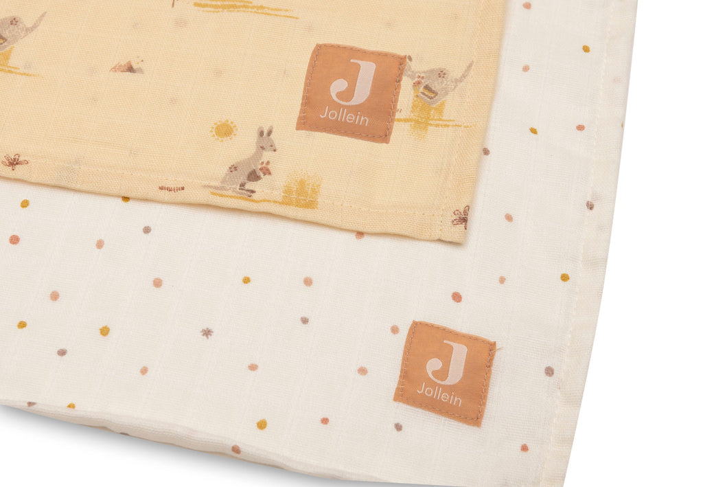 Jollein Hydrofiele Doek Large 115x115cm 2st | Kangaroots