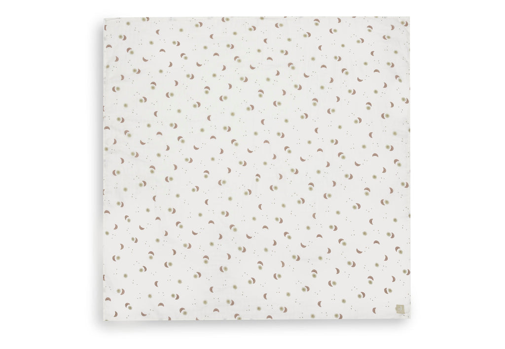 Jollein Hydrofiele Doek Large 115x115cm | Over The Moon (2pack)