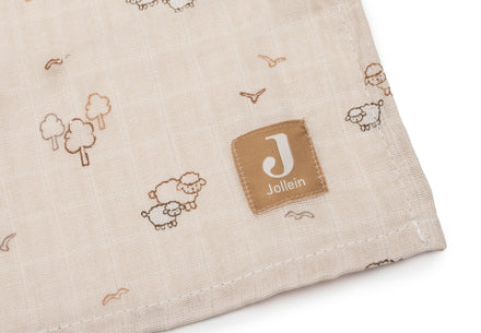 Jollein Hydrofiele Doek Large 115x115cm | Woolly (2pack)