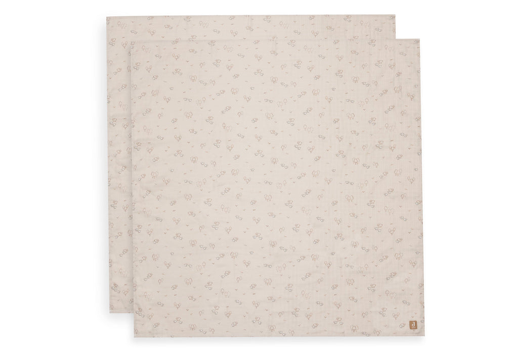 Jollein Hydrofiele Doek Large 115x115cm | Woolly (2pack)