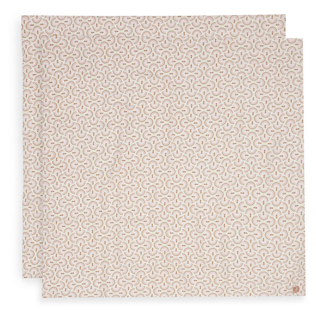 Jollein Hydrofiele Doek Large 115x115cm | Soft Plumes (2pack)