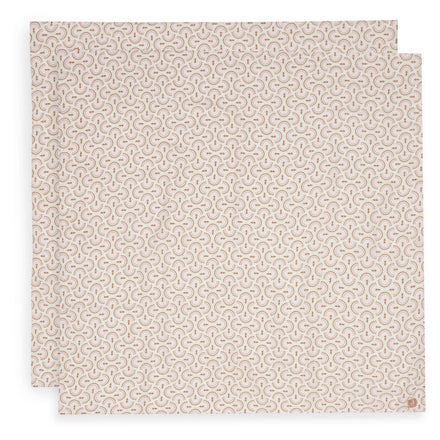 Jollein Hydrofiele Doek Large 115x115cm | Soft Plumes (2pack)