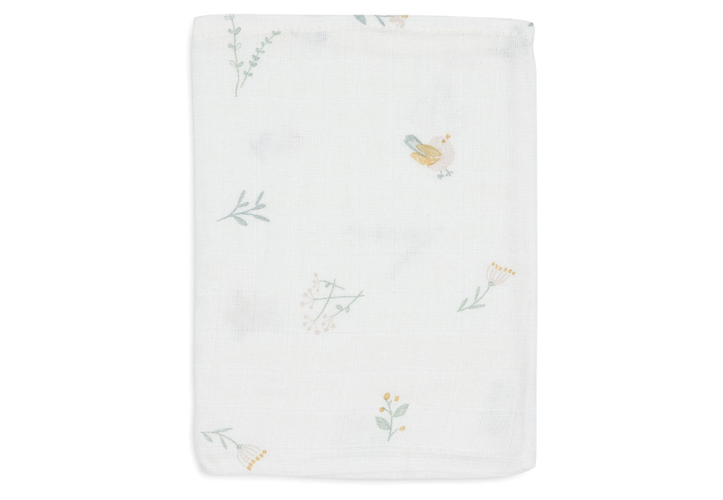 Jollein Washandje 15x20cm Lovely Birds (3pack)