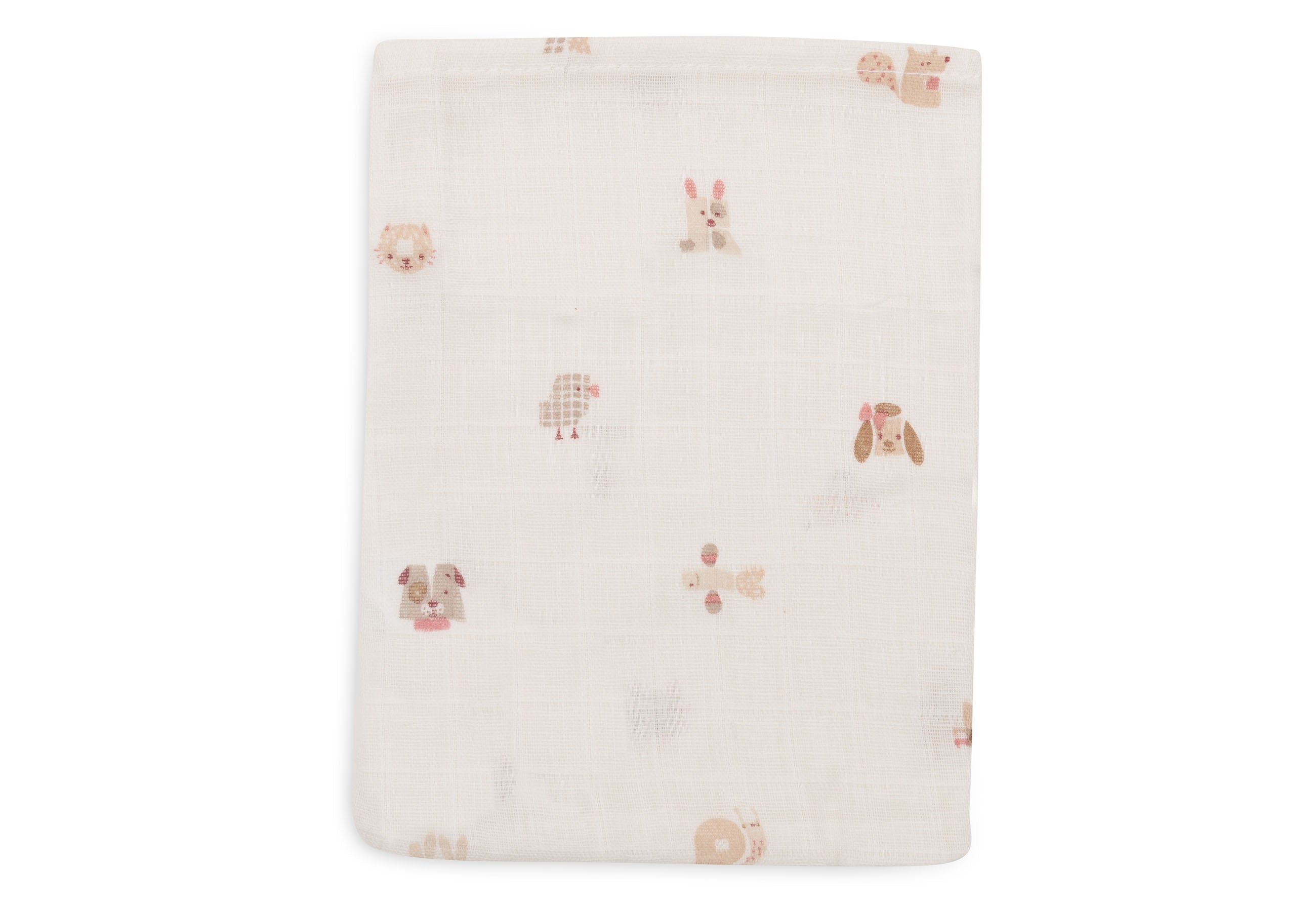 Jollein Hydrofiel Washandje 15x20cm | Animal Friends | 3st