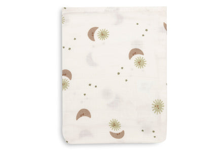 Jollein Hydrofiel Washandje 15x20cm | Over The Moon (3pack)