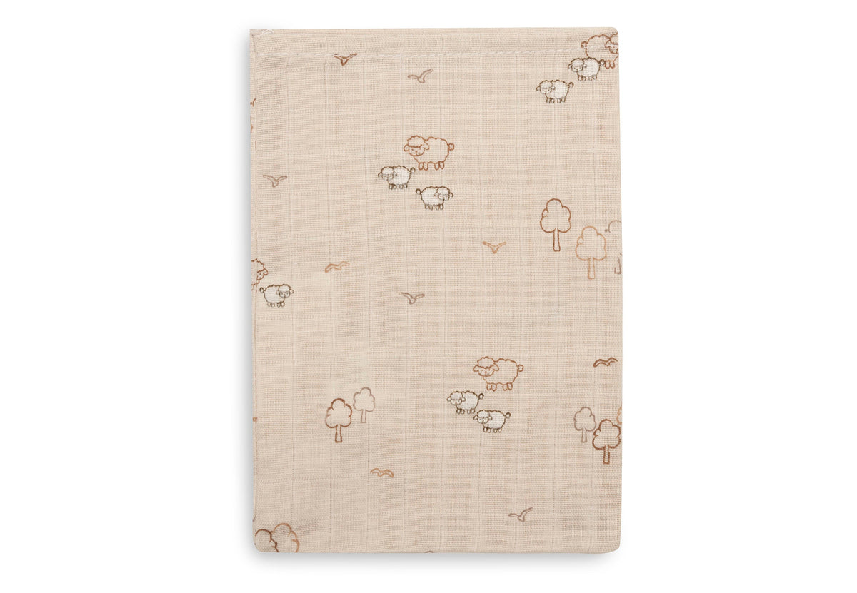 Jollein Hydrofiel Washandje 15x20cm | Woolly (3pack)