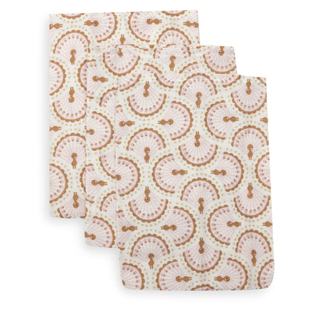 Jollein Hydrofiel Washandje 15x20cm | Soft Plumes (3pack)