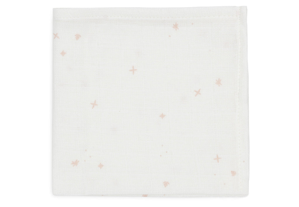 Jollein Hydrofiele Monddoekjes 31x31cm Twinkling Wild Rose (3pack)