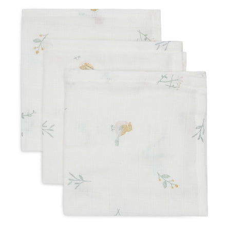 Jollein Hydrofiele Monddoekjes 31x31cm Lovely Birds (3pack)