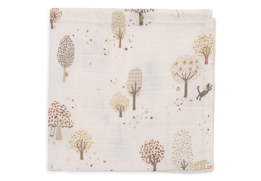 Jollein Hydrofiel Monddoekje 31x31cm | Tiny Park | 3st