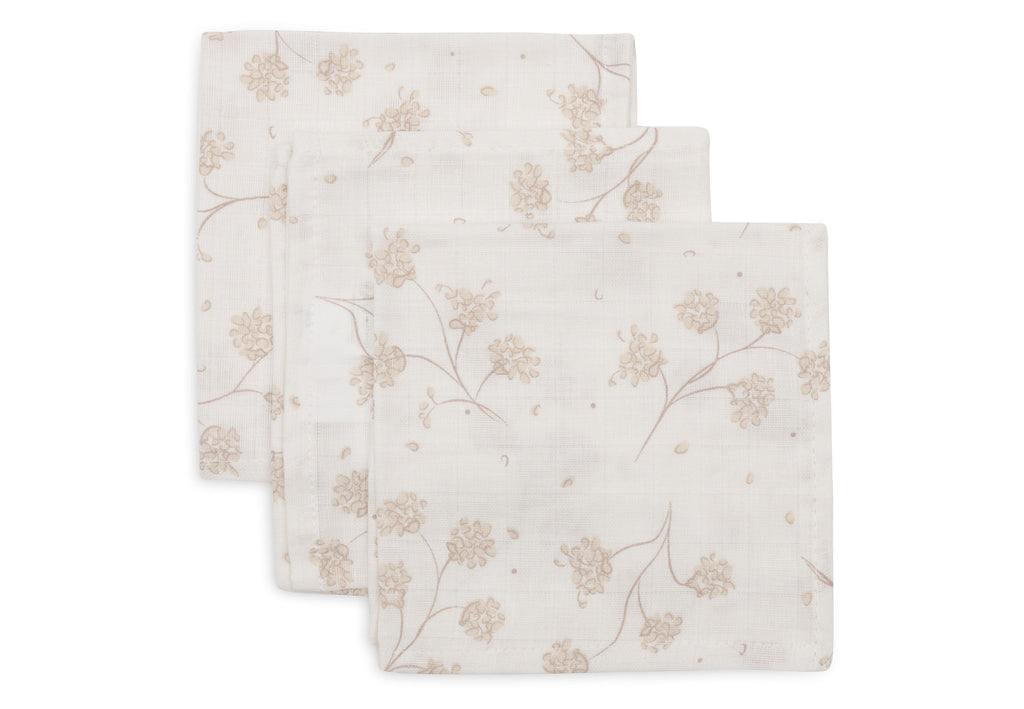 Jollein Hydrofiel Monddoekje 31x31cm | Leafy Dreams | 3st