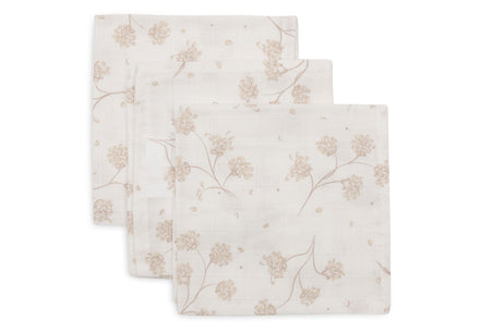 Jollein Hydrofiel Monddoekje 31x31cm | Leafy Dreams | 3st