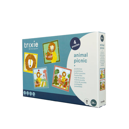 Trixie Puzzeldoos Dieren Picknick | 4 Puzzels