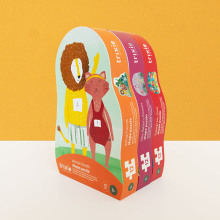 Trixie Vormenpuzzel Dierenvrienden | 12st