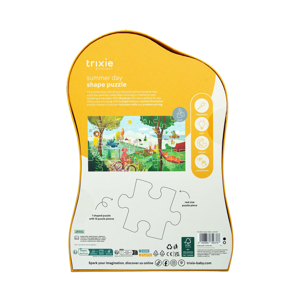 Trixie Vormenpuzzel Zomerdag  | 35st