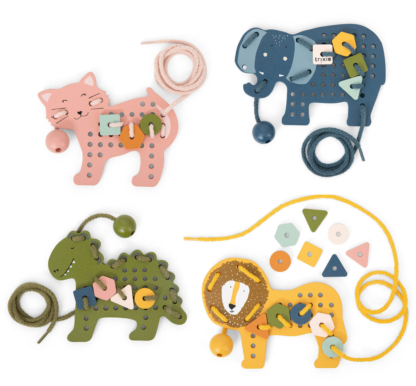 Trixie Houten Dieren Rijgen Spel