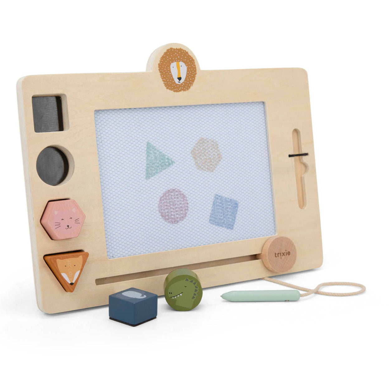 Trixie Houten Tekentafel Met Stempels en Pen