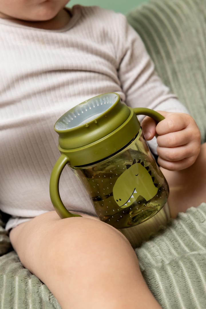 Trixie Tritan Drinkbeker Met Handvaten 240ml  +6m | Mr. Dino