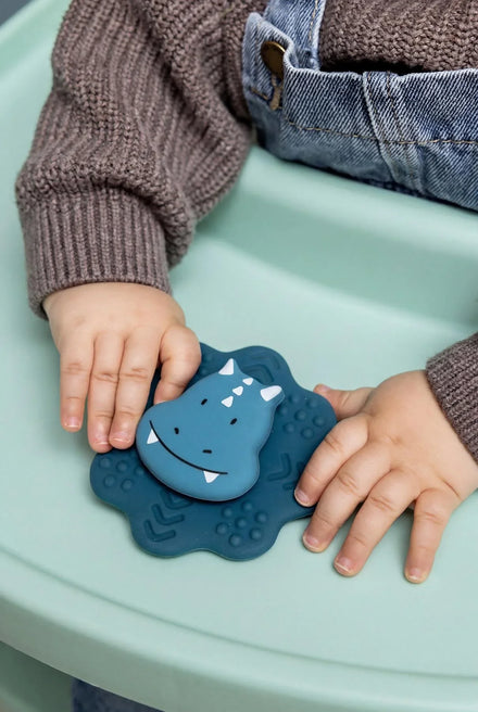 Trixie Siliconen Spinner Met Zuignap - Mr. Triceratops