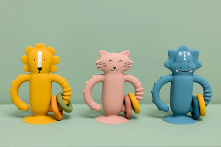 Trixie Sensorisch Siliconen Babyspeelgoed Met Zuignap | Mr. Lion