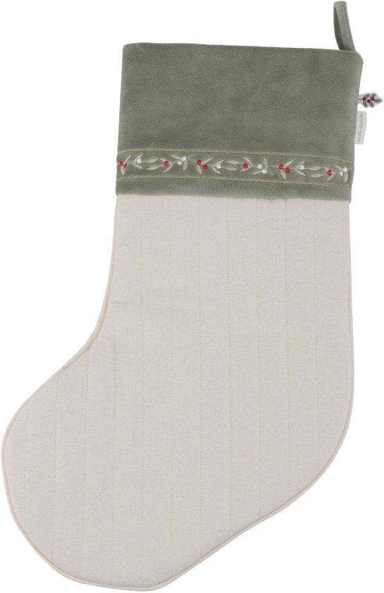 Little Dutch Kerstsok Groen 52,5cm