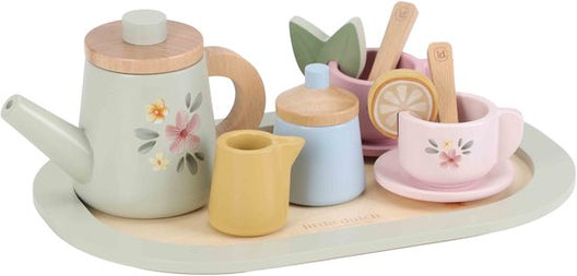 Little Dutch Houten Thee Servies - Speelgoedtheeservies
