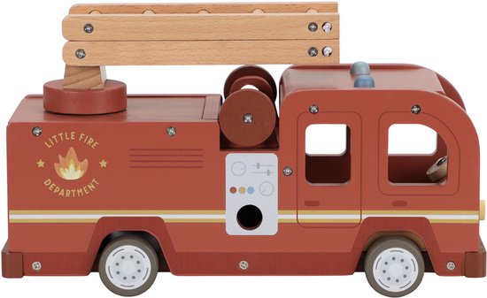 Little Dutch Houten Brandweerwagen Set Met Popjes XL
