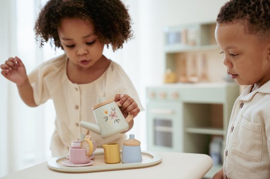 Little Dutch Houten Thee Servies - Speelgoedtheeservies