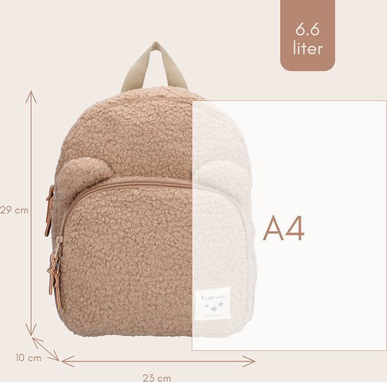 Kidzroom Kleuter Rugzak 31x26cm | Beary Excited