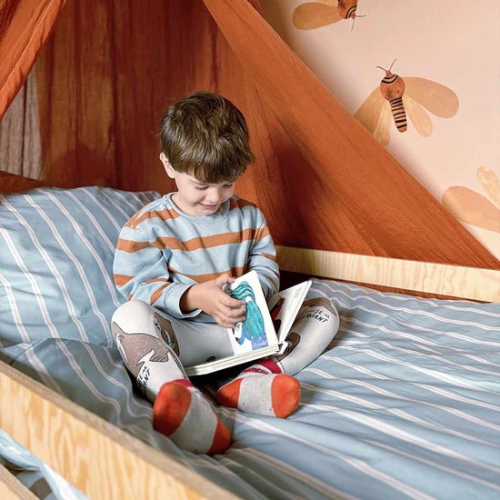 Studio Ditte Dekbedovertrek 140x220cm | Stone Blue