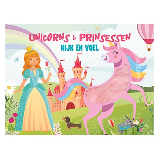 De Lantaarn Voorleesboek Kijk en voel | Unicorns & prinsessen