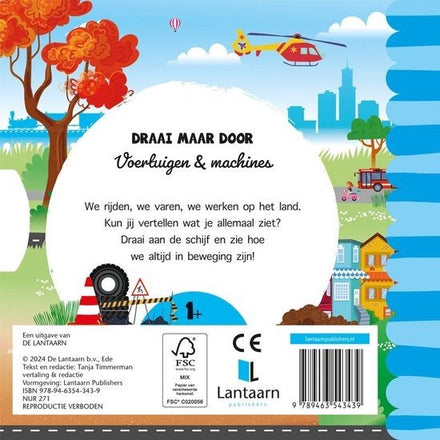 De Lantaarn Voorleesboek Draai maar door | Voertuigen & machines