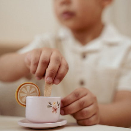 Little Dutch Houten Thee Servies - Speelgoedtheeservies