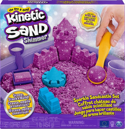 Kinetic Sand Sandcastle - Shimmer Set 454g