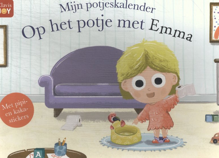 Clavis Boekje | Mijn Potjeskalender Op Het Potje Met Emma - Met Stickers