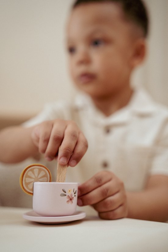 Little Dutch Houten Thee Servies - Speelgoedtheeservies