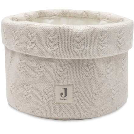 * Jollein Opbergmand Voor Commode 14x18cm | Grain Knit Oatmeal